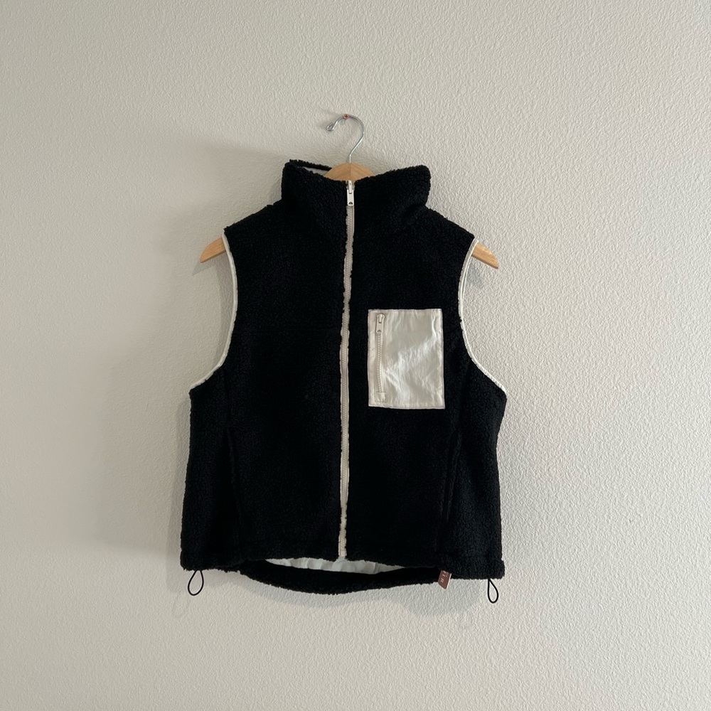 Black and White Women's Vest